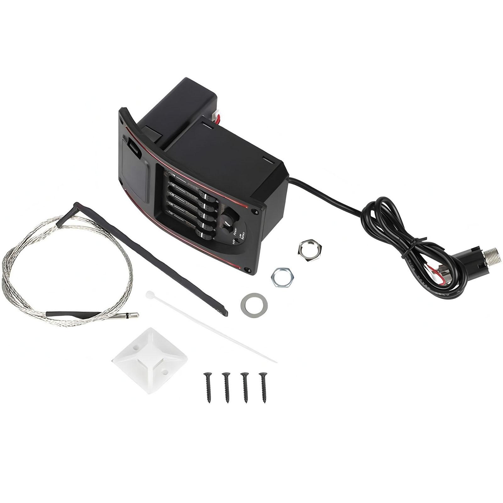 Acoustic Guitar 5 Band EQ Preamp Amplifier Equalizer Guitar Pickup Piezo Systems Guitar Equalizer Tuner Guitar Pickups 1