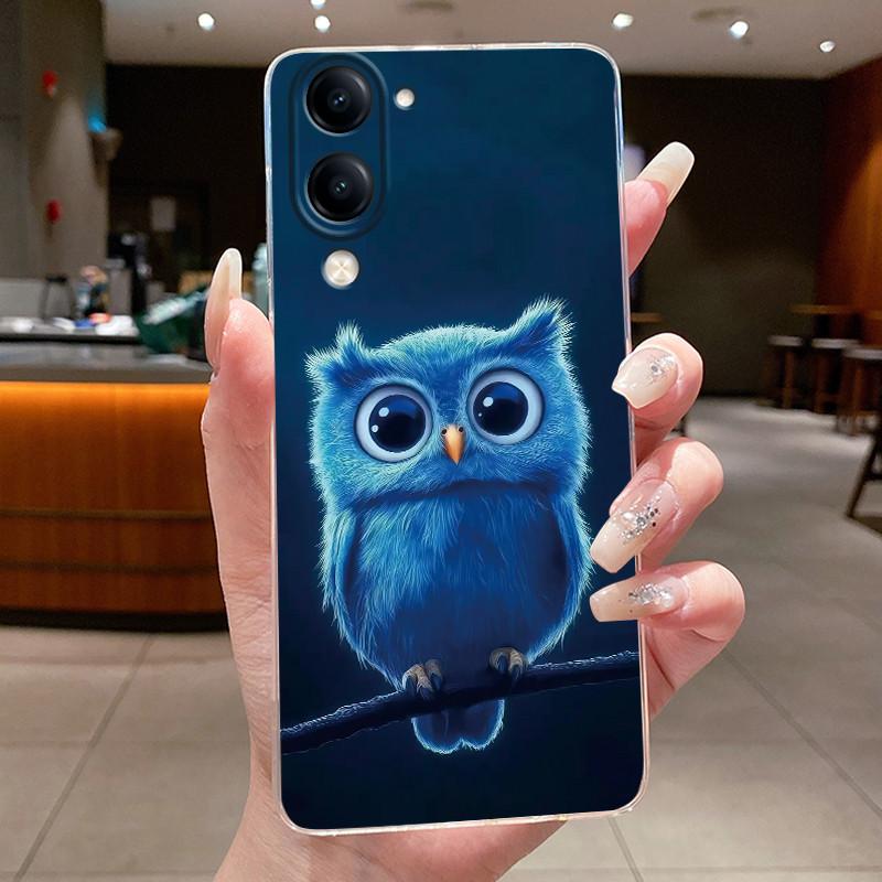 Casing For Vivo Y04 Case Luxury Dragon Cute Cool Boys Girls Back Cover For VivoY04 Vivo Y 04 Y29s Y29t 5G Transparent Phone Case