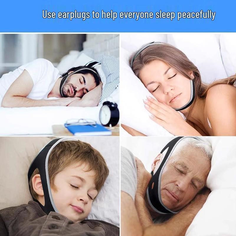 Unisex Anti-Snoring Chin Strap for Snore and Mouth Breathing Prevention