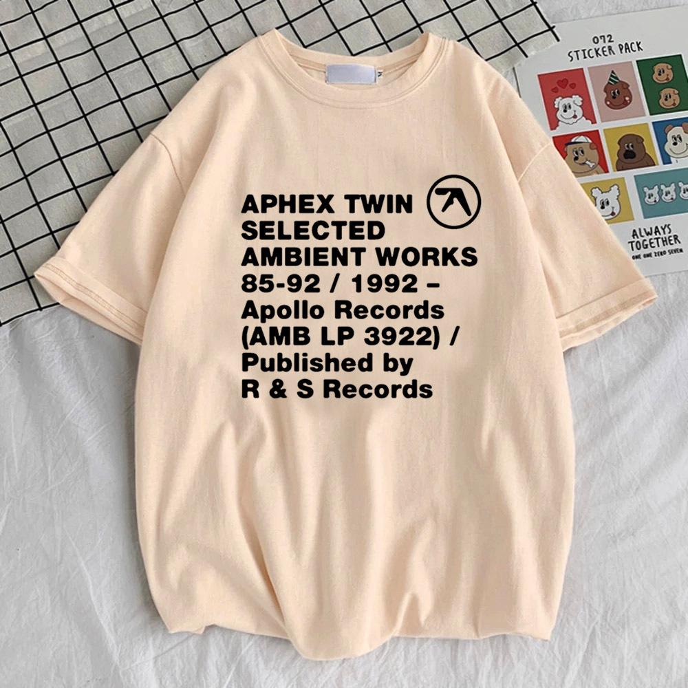 

Aphex Twin t shirt teen Pastel Colorful harajuku Comfortable Graphic top tees korean clothes Punk Pastel Vintage University S