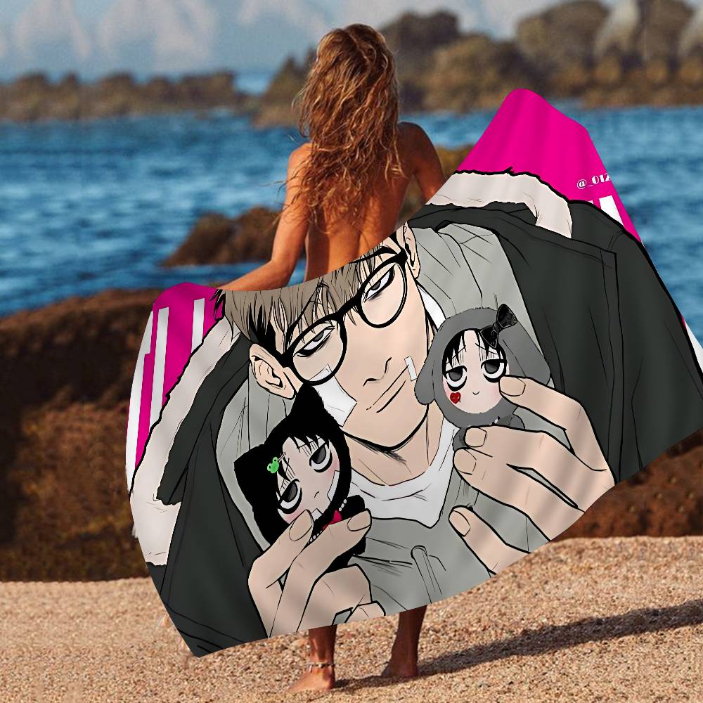 Anime Killing Stalk Big Microfiber Beach Towels Quick Dry Towel Sand Beach Towels Pool Towel for Travel Swim Pool Yoga