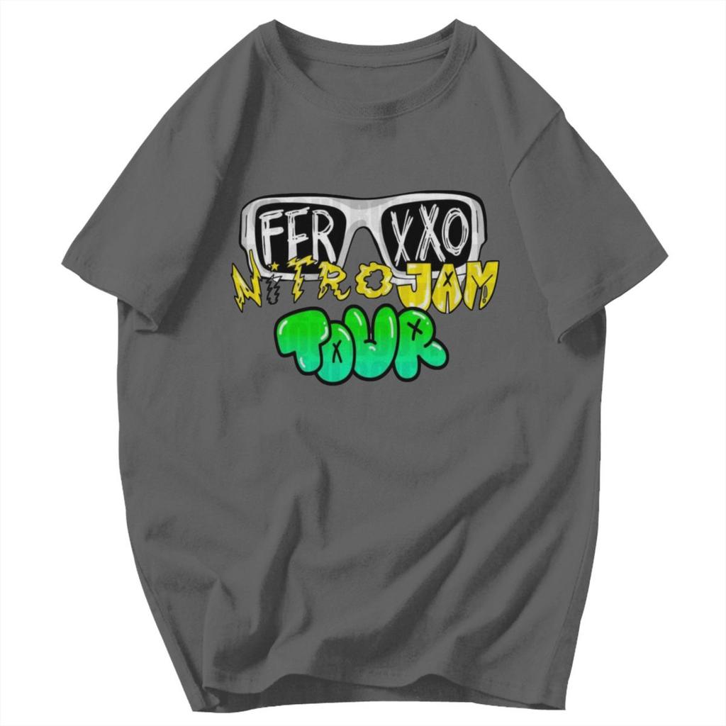 Men T Shirt Ferxxocalipsis Tour Feid Ferxxo 2025 Trendy Gifts Y2K Graphic Oneck Unisex Clothing T Shirts