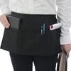 Demi-Tablier avec 3 Poches Tablier de Travail en Polyester Tablier Imperméable à Séchage Rapide Facile d'Entretien Tablier Anti-Poussière pour Chefs Pâtissiers Restaurants Usage Domestique