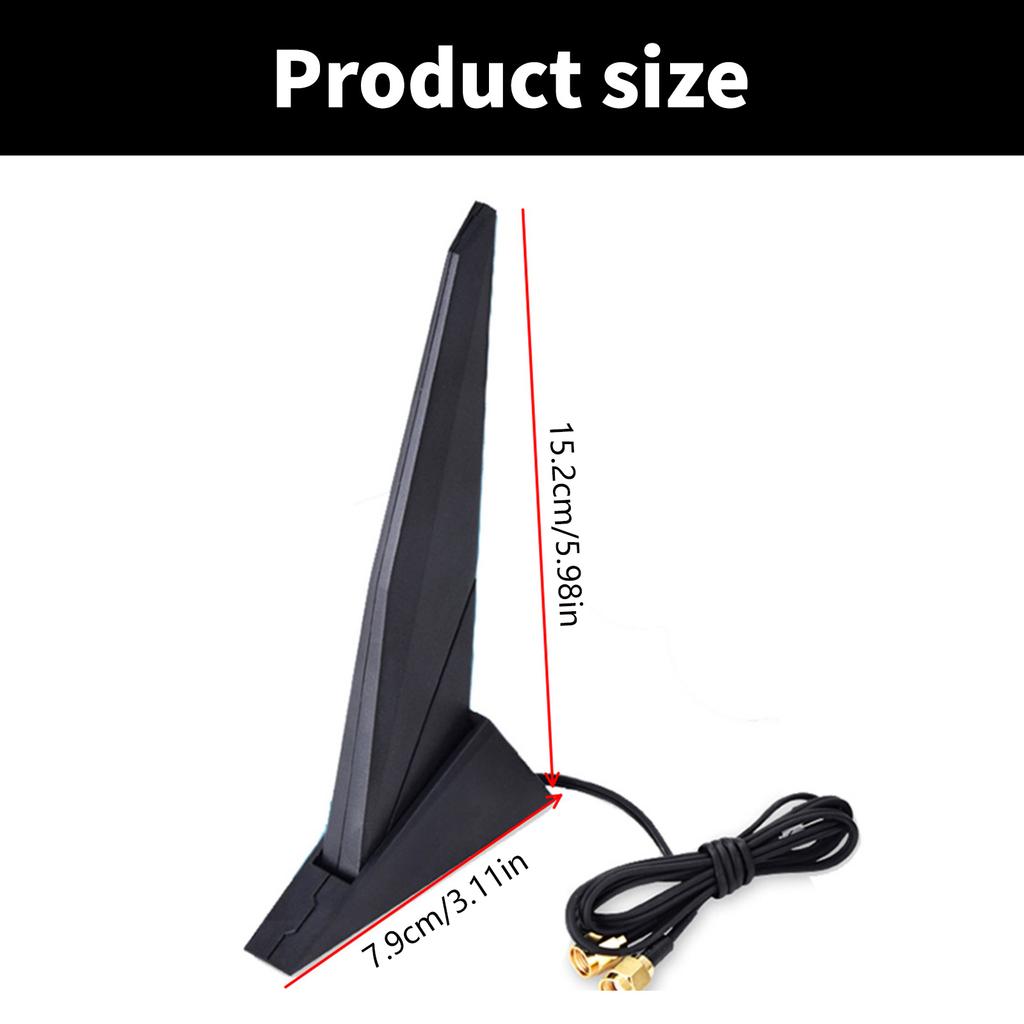 Antena Wifi Original 2T2R Tri-Band 2.4G 5G 6G Booster para Placa-Mã de PC Router de Rede ROG Z390 Z490 X570 B460 B360