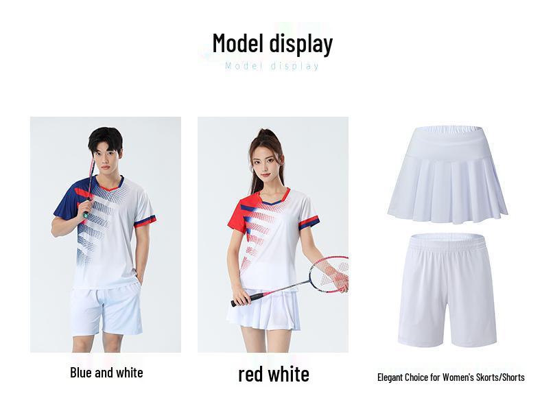 High-End Badminton and Table Tennis Uniforms: New Style Men's and Women's Sets