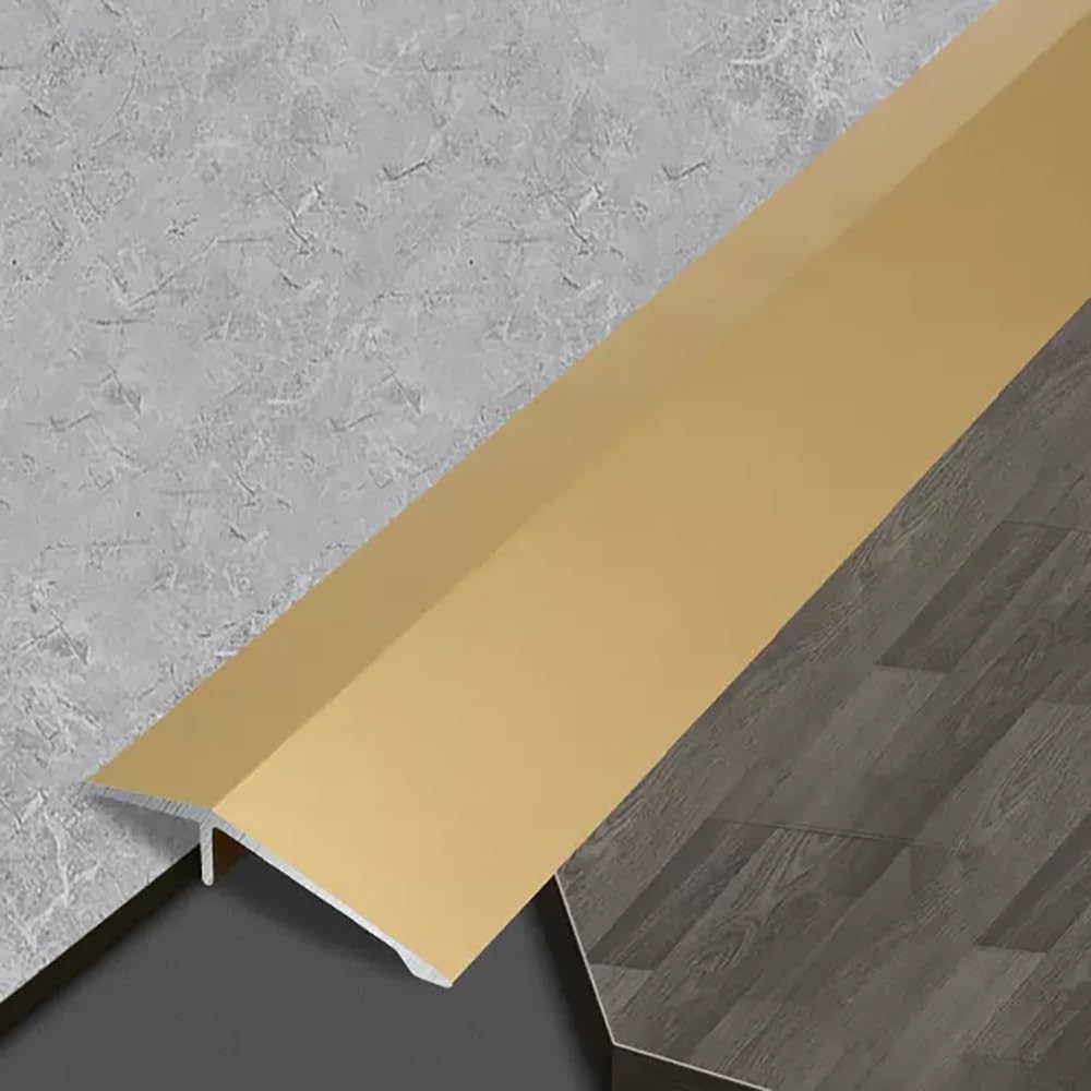 MAGILL Aluminum Floor Transition Threshold Strip, Interior Threshold Reducer for Wood To Tile/Carpet To Tile Transitions Edge Bar, Cuttable (Color :