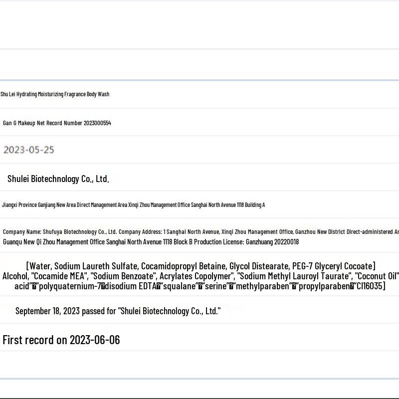 Shu Lei Rose Luxury Fragrance Shower Gel