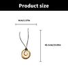 Simple and Elegant Metal Pendant Necklace Youthful Adult Jewelry Autumn Winter Jewelry for Casual and Formal Occasions