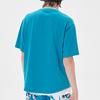 Fila Fusion Brand Logo Pocket Splicing Printed Loose Street Sports Casual Breathable Round Neck Short Sleeve Drop Shoulder T-Shirt T11M133107F-BU