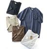 American Workwear Three-Dimensional Pocket Pure Cotton Short Sleeve T-Shirt Men's 2024 New Arrival Trendy Base Shirt Export Cotton T-shirt
