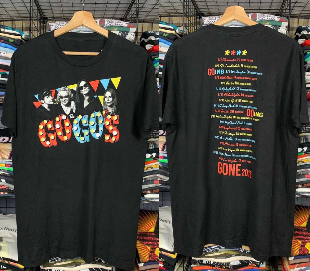 

Gone Tour The GoGo#039;s Band Adult Cotton TShirt S5XL AL683 Unisex T-Shirt XL
