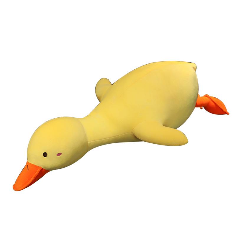 Gelbe Entenpuppe Plüschtier Liegekissen Entenpuppe Mädchen Schlafen Beruhigende Stoffpuppe Aktivitätsgeschenk
