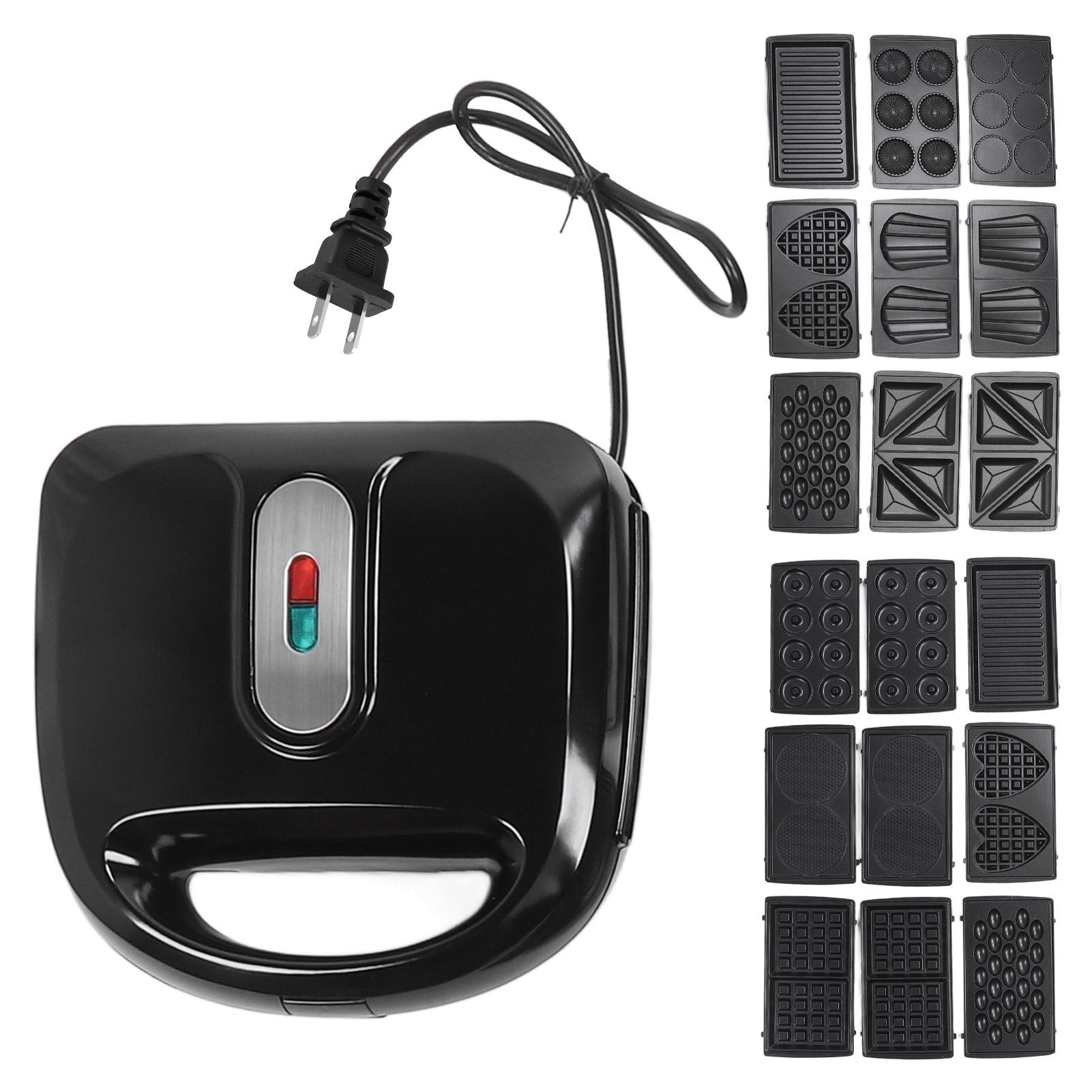 

Электрическая сэндвичница-пресс для панини с 10 съемными пластинами, быстрый нагрев, многофункциональная электрическая L