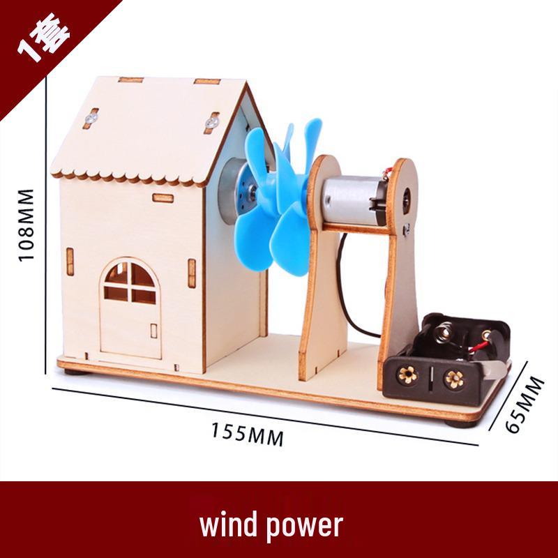 Children s DIY Wind Power Science Experiment Kit
