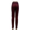 Women Skinny Trousers Slim Fit Solid Color Pants Cotton Blend High Waist Casual Trousers for Office Street Party Dating