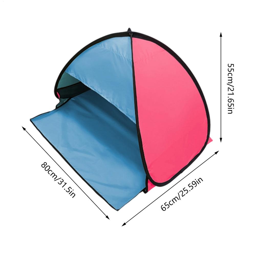Head Tent Mini Portable Sun Shelter Pop-Ups Beach Tent Summer Beach Mini Sunbathing Head Tent Face Tent for Seasides Beach