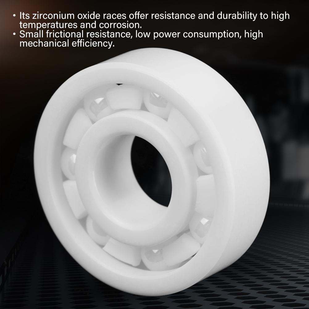 Rulment cu bile ZrO2 din ceramică completă de înaltă precizie 6000 10x26x8mm