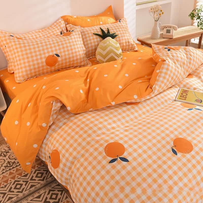 

Комплект постільної білизни з рожевими квітами Soft Ins Single Double Queen Size Duvet Cover Flat List Pillowcase Girls Home Totel Постільна білизна 2m