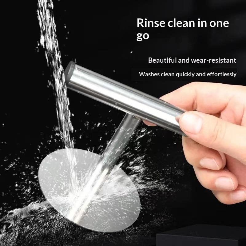 Burger Patty Maker Stainless Steel Burger Former Easy Release Rust-Resistant Meat Shaping Tool Ergonomic Handle Kitchen Cooking