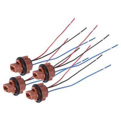 A ABSOPRO Bulb Socket Wire Harness 7443 T20 LED Bulb for Turn Signal Light