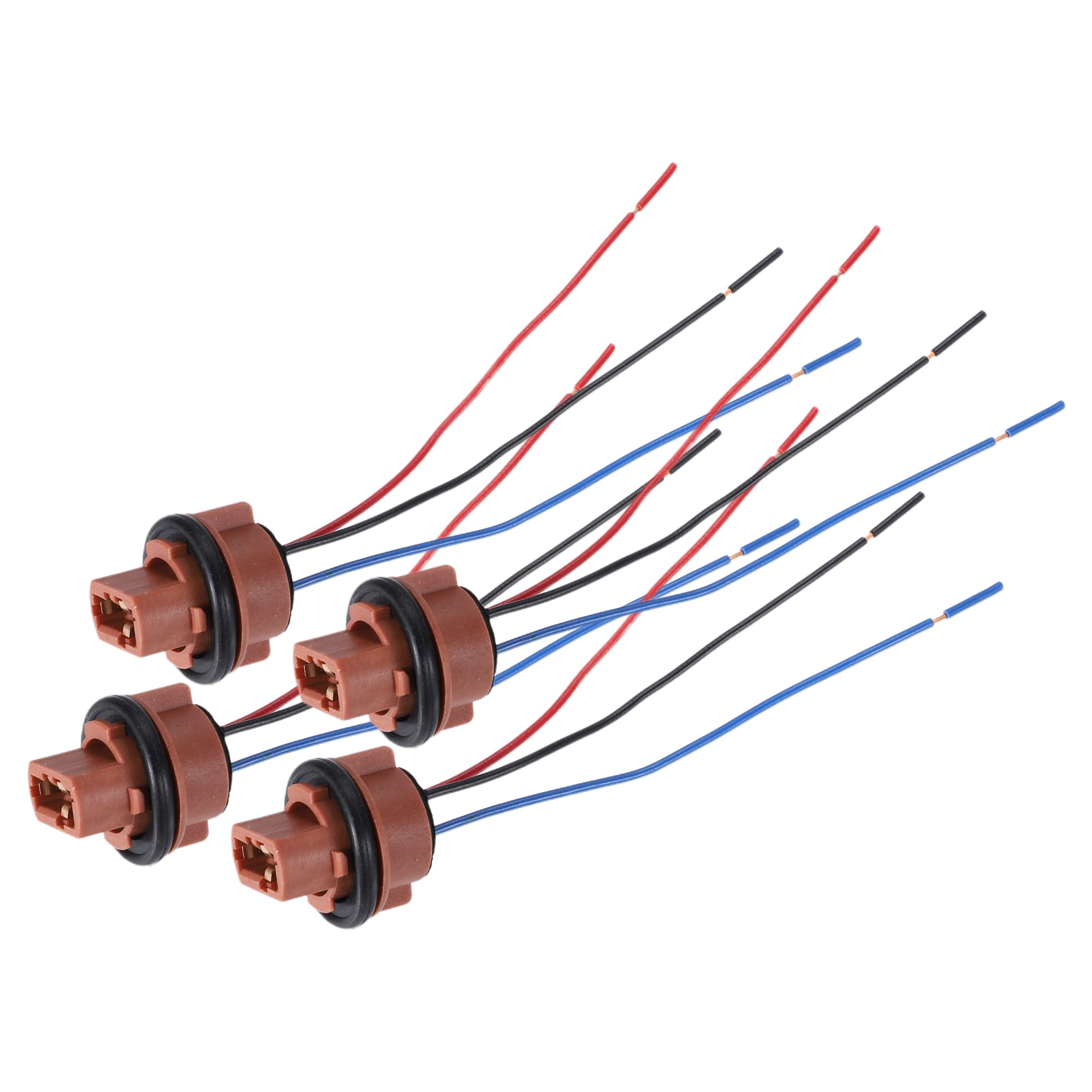 Проводка с цоколем для лампы ABSOPRO 7443 T20 LED для указателя поворота коричневый