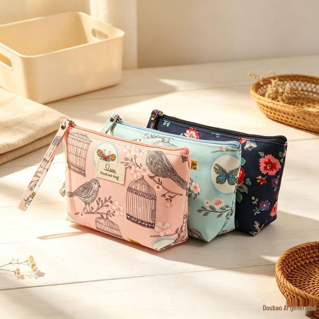 Waterproof Large Capacity Handheld Toiletry and Makeup Bag