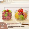 Onion Ginger Garlic Kitchen Shelf Wall Hanging Condiments Spice Vegetable Fruit Storage Rack Wall Drain Basket Punch-Free