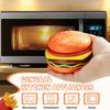 Stackable Hamburger Plate Set Burger 6Pcs/Set Mini Dinner Plate High Value Bone Spit Plate Funny Sauce Containers Table Decor