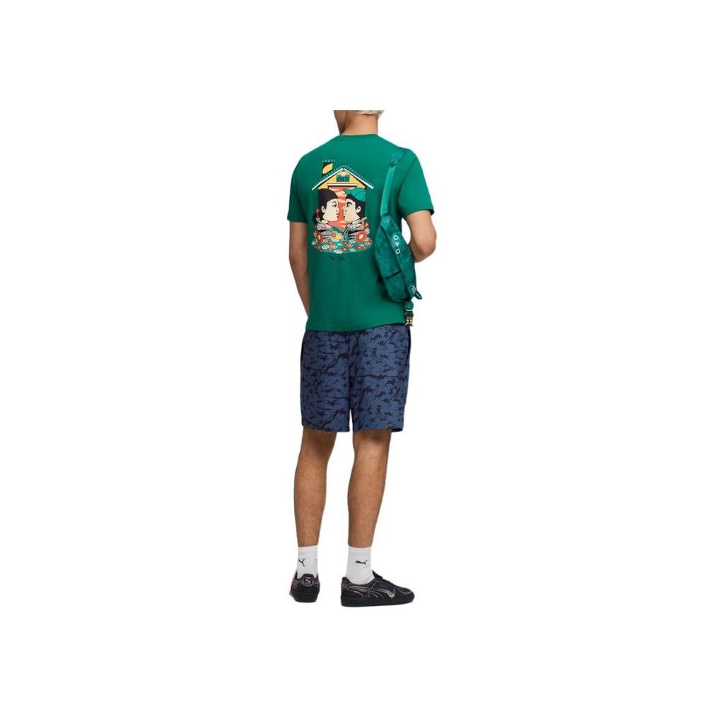 Puma X Squid Game Collaboration Ss25 Round Neck Versatile Fashion Short Sleeve T-Shirt Men T-Shirts 630706-74