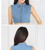 Versatile Women’s Washable Denim Dickey Faux Collar for Sweater