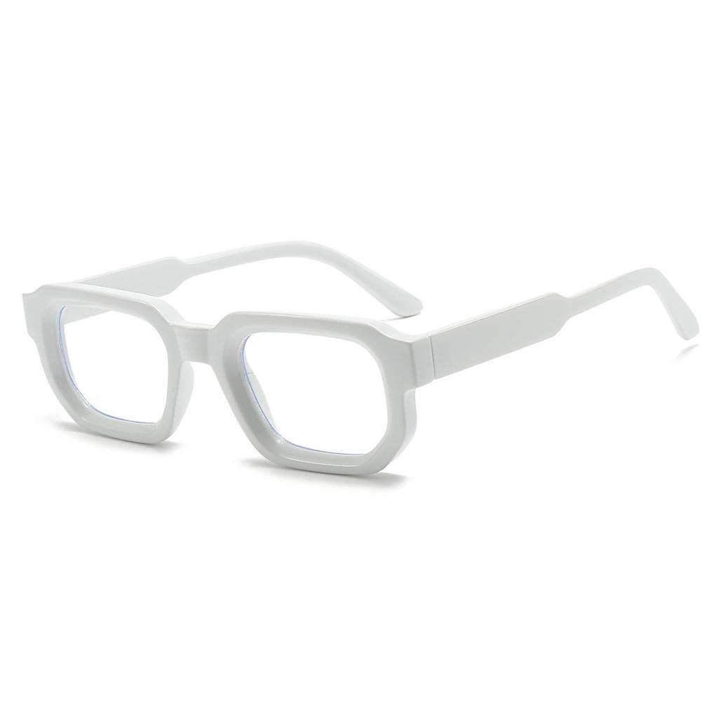 Square sunglasses European and American retro square thickened small frame flat glasses fashion street sunglasses women