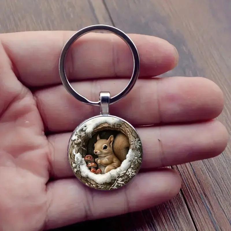 Bedårande Mönster Legering Nyckelring Jubileumspresent Tillbehör