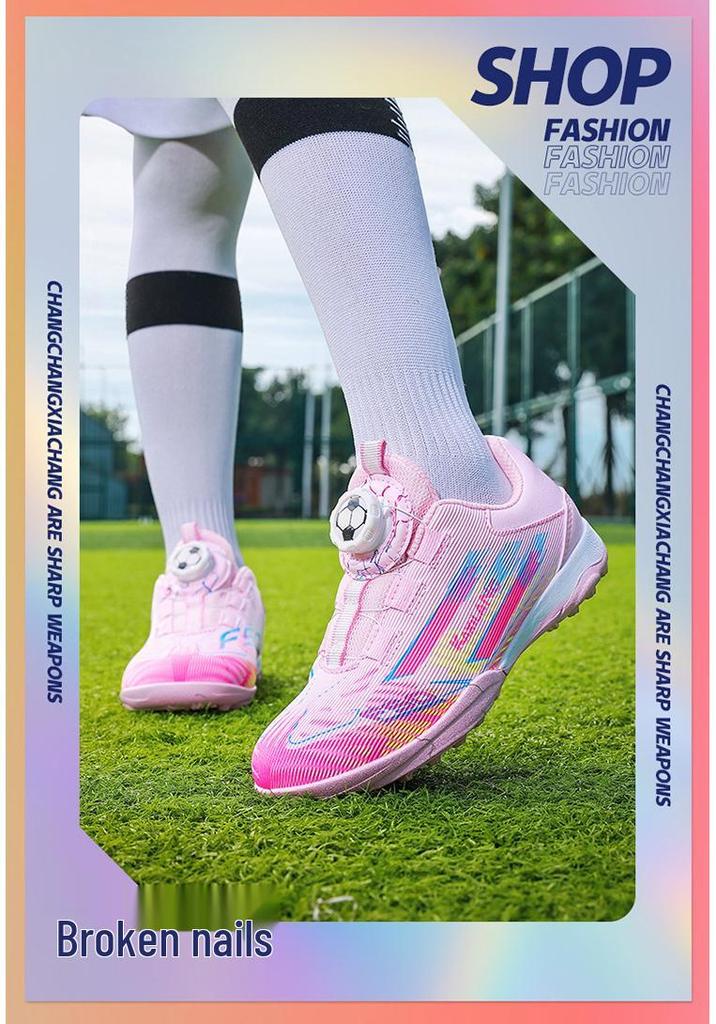 Kids' Outdoor Football Training Shoes with Studs