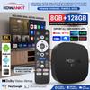 2026 8K HD Smart TV Box Nou T1 Plus Android 16 8GB RAM 128GB ROM RK3518 Dual Wifi 2.4G/5.8G Player Media Home Theater