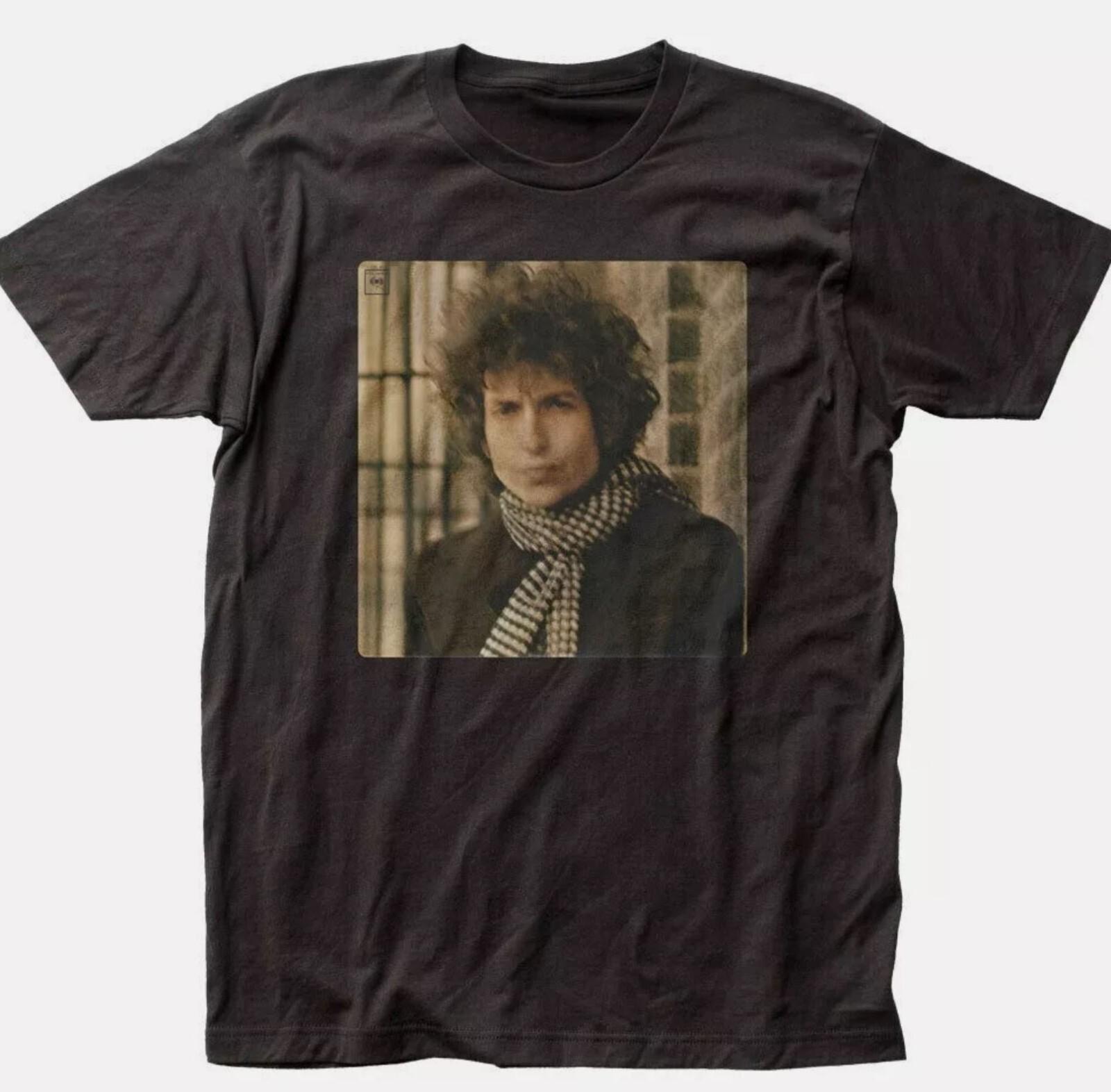 Мужская футболка Bob Dylan Blonde on Blonde Лицензированная Рок-н-ролльная группа Новая Черная M
