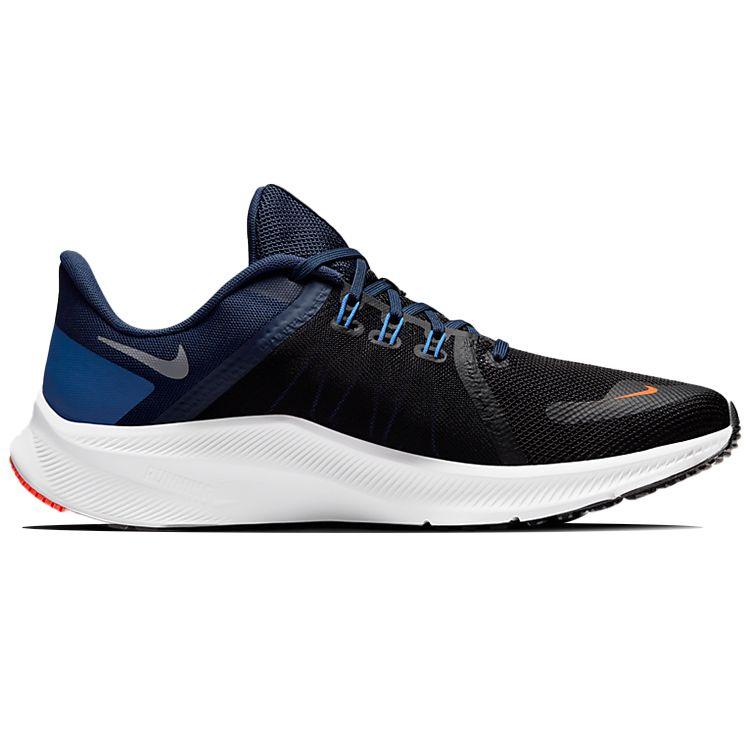 Nike Quest 4 Black Midnight Navy Men Sneakers Hyper-Royal Light-Smoke-Grey DA1105-004