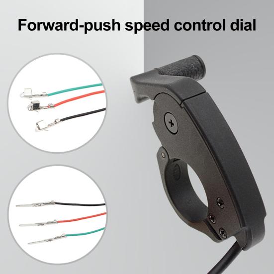 Electric Bike Thumb Throttle Male Female 3 Pin Speed Control Thumb
