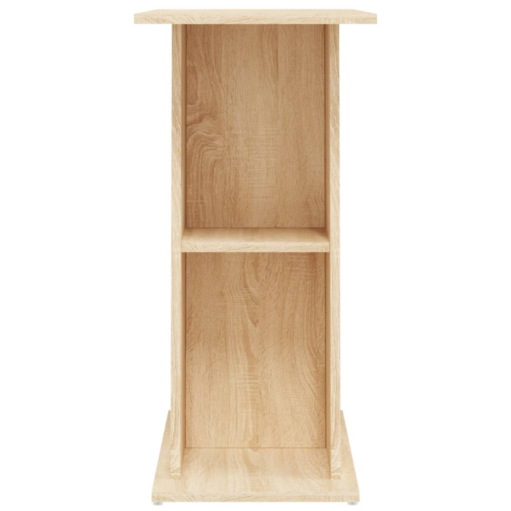 Aquarium Stand Sonoma Oak Finish 75 x 36 x 72.5 cm Particleboard