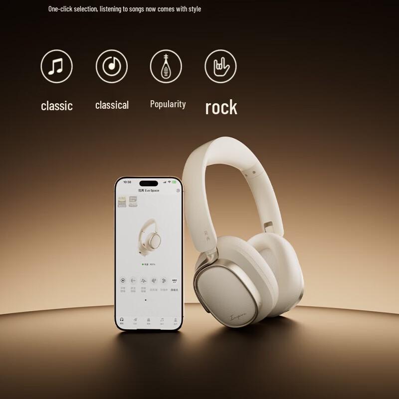 Edifier Evo Space Active Noise Cancelling Over-Ear Bluetooth Headphones