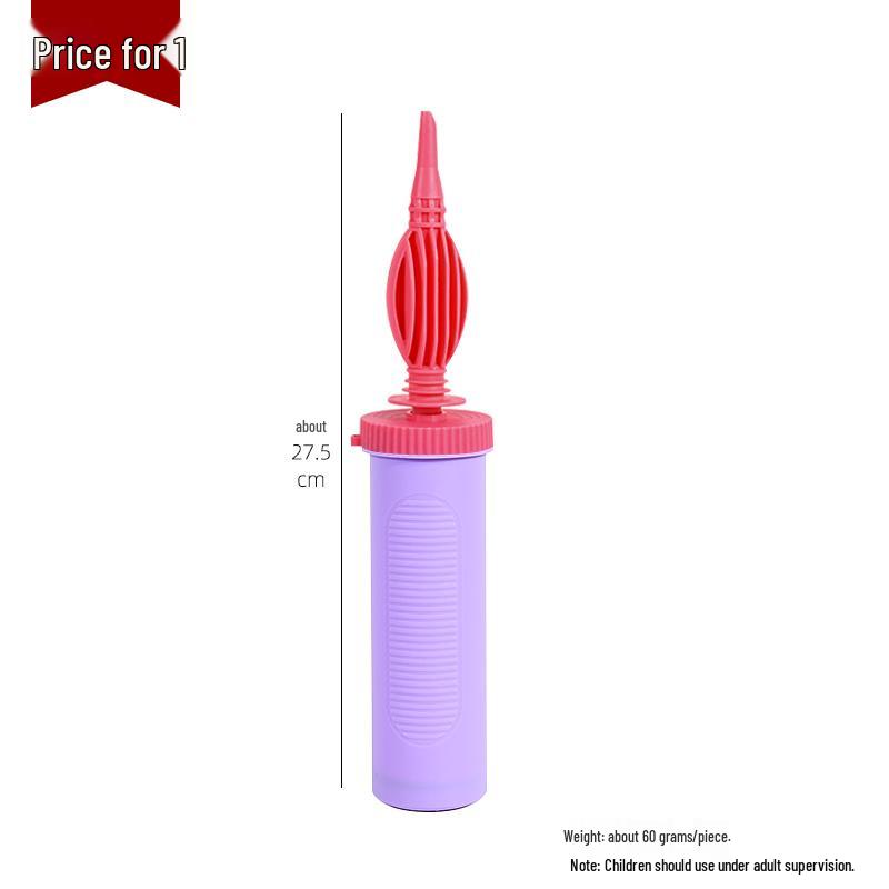 Latex Aluminum Balloon Pump: Manual Inflatable Air Pump for Balloons and Swimming Rings