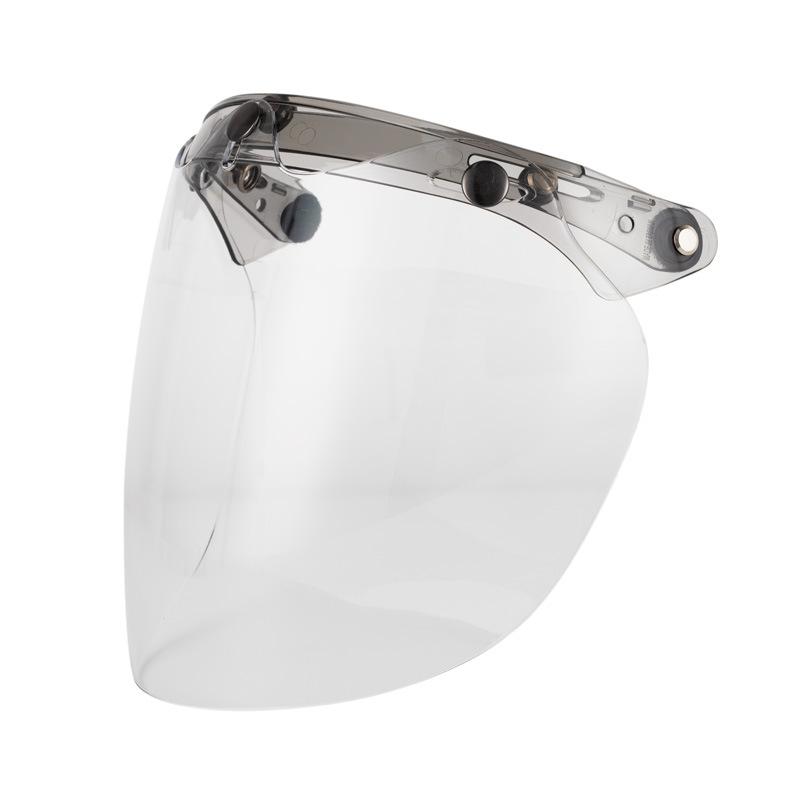 

Мотоциклетный и электрический велосипедный шлем Полушлем Три кнопки Ветрозащитный визор+Ретро шлем Harley Прямой визор Визор-пузырь