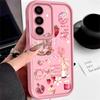 Colorful Bowknots Pattern Case For Samsung A57 A37 A17 A56 A36 A16 A55 A35 A15 A54 5G S21 FE S22 S23 S24 S25 Plus S26 Ultra Bumper Cover