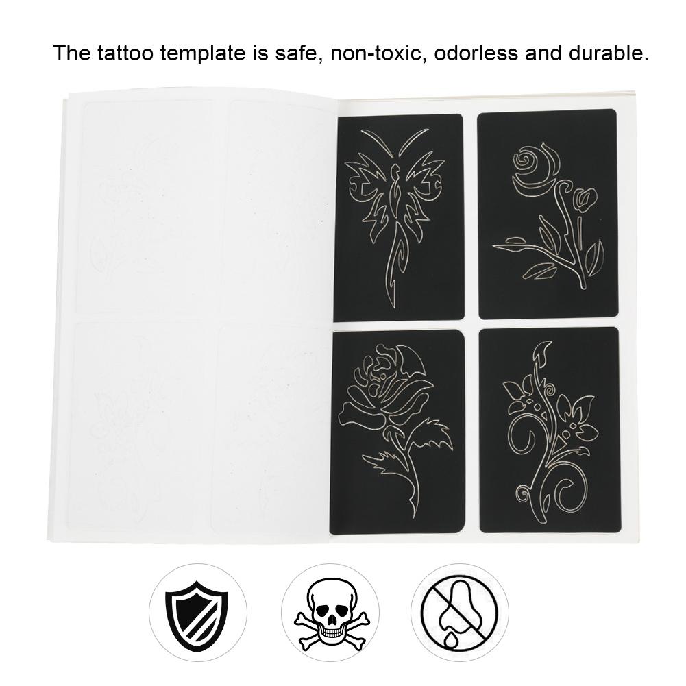 

Semi permanent Small Tattoo Stencil 169 Patterns Airbrush Temporary Template