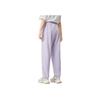 Li Ning Sports Lifestyle Series Mid-Rise Solid Color Drawstring Loose Fit Cuffed Knit Joggers Women Joggers AKLVC14-5