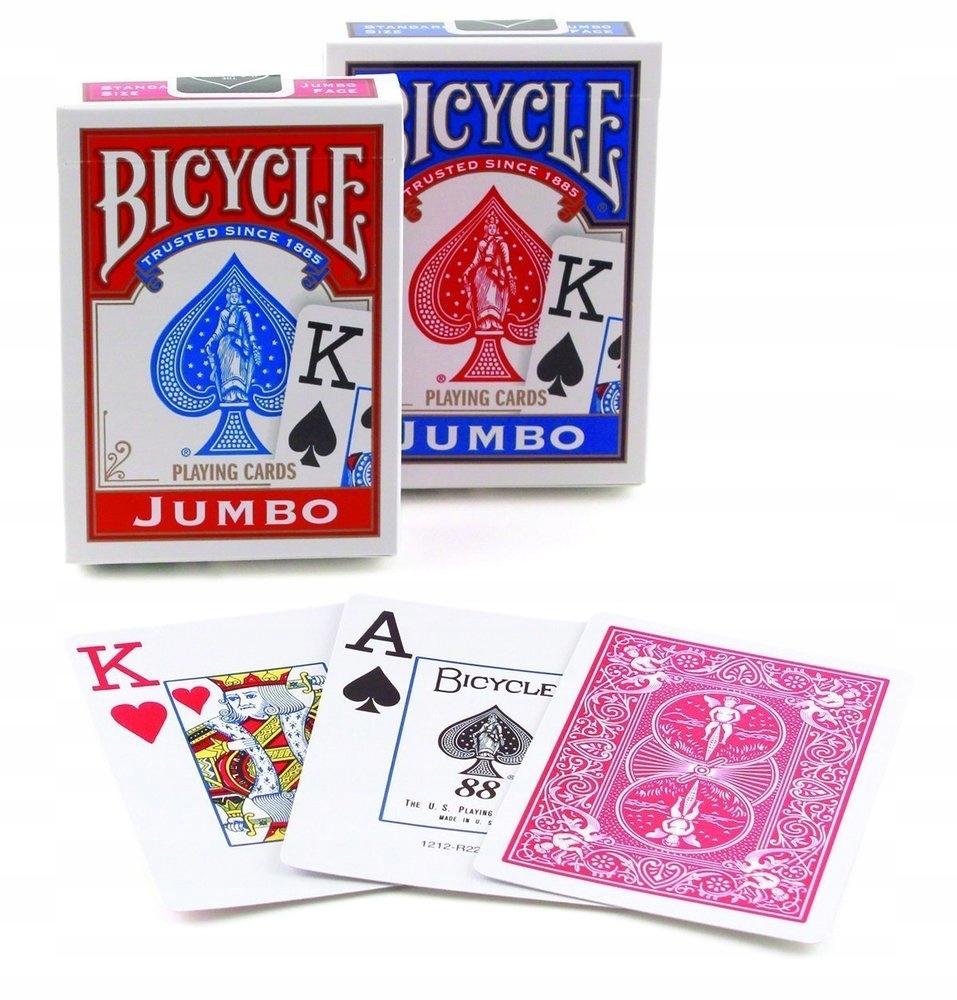 Bicycle Jumbo Poker Karten 2 x 52 Karten