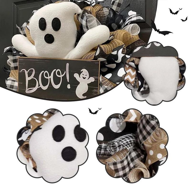 Halloween Geist Buh Kranz Halloween Girlande Türhänger Kranz Heim Partyzubehör Party Anhänger Türhänger Heimdekoration