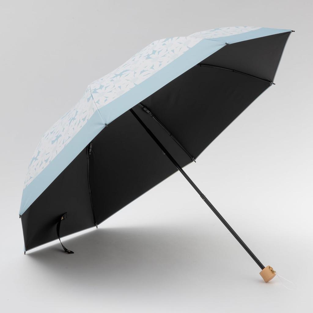 Cool Plus Folding Parasol for UV Heat and Light 50cm X 8 Light UV Protection Heat and Light Grade 1 Women, Blocking, Ribs, 100% Blocking, 99.9%+