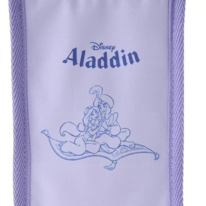 Disney Jasmine & Aladdin Pokrowiec na Butelkę na Wodę z Paskiem Rekwizyt Naczynia do Picia Japonia NOWY Sklep Disneya