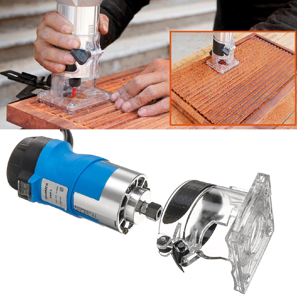 110V/220V 2200W Electric Trimmer 6.35mm 1/4" Wood Router Set Wood Laminator Joiners Edged Carving