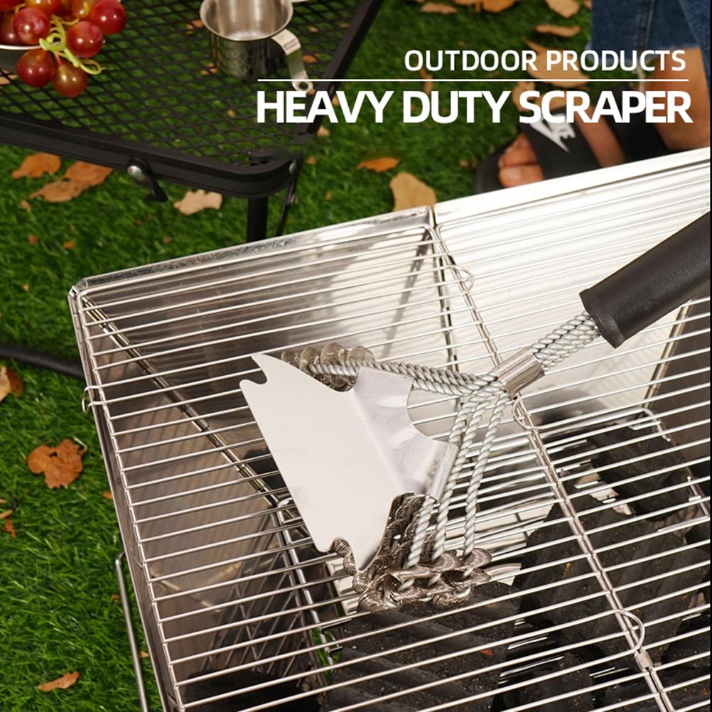 Metalowa Szczotka do Czyszczenia Grilla Stalowa Szczotka Druciana do Akcesoriów Czyszczących